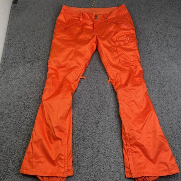 Burton DRYRIDE Snowboard Pants Orange Adult L Waterproof Ski Outdoor Winter - Picture 1 of 12